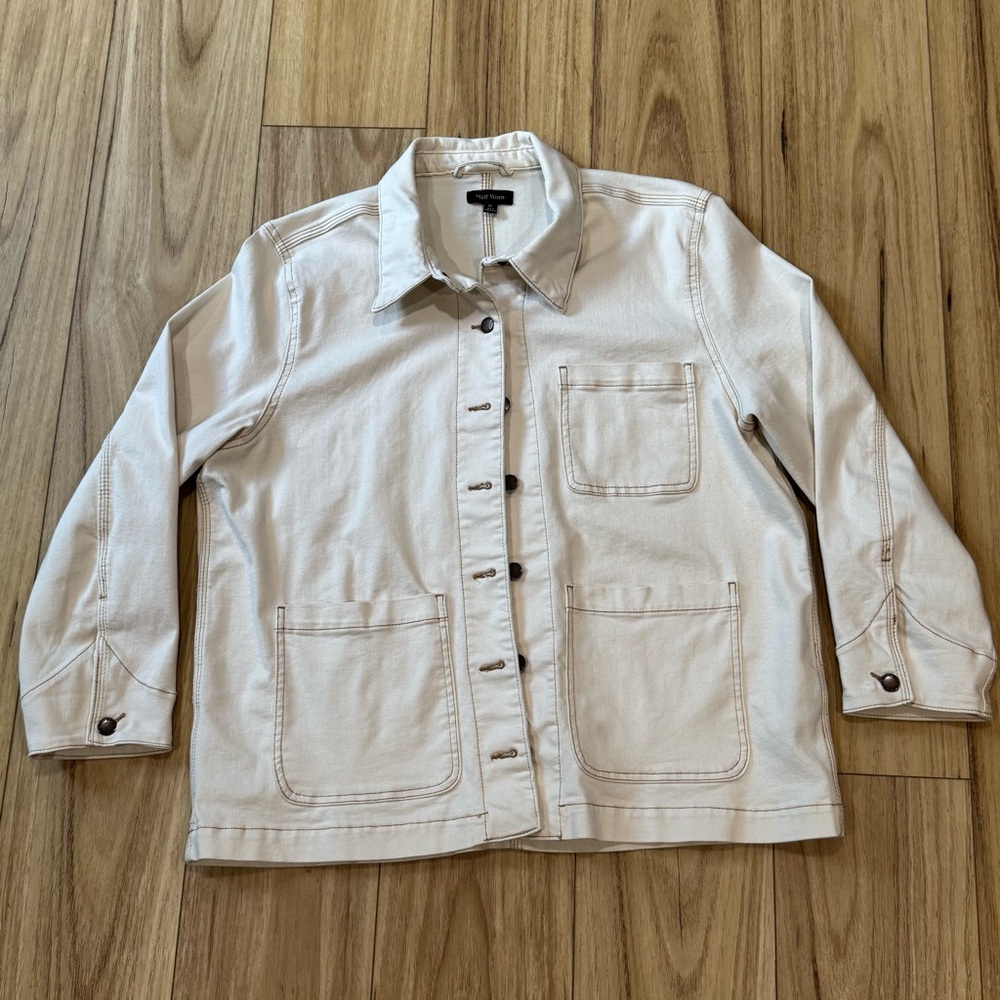 Well Worn Women's Size XL Denim Button Down Jean Jacket